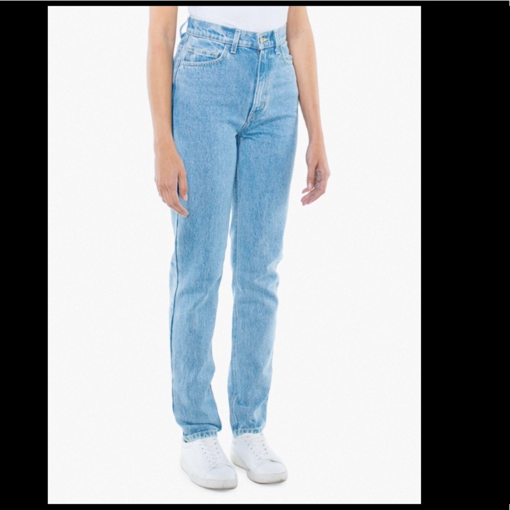 American Apparel light washed denim new with tags